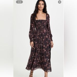 O.P.T classic smocked maxi dress sz Sm